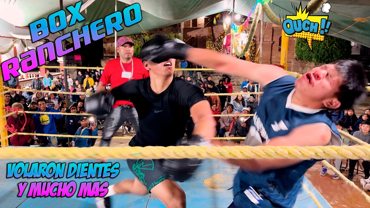 VOLARON DIENTES, final del BOX RANCHERO El Toro Serrano V.S El Tiburón en Tepuxtepec Mixe Oaxaca💯🥊💥