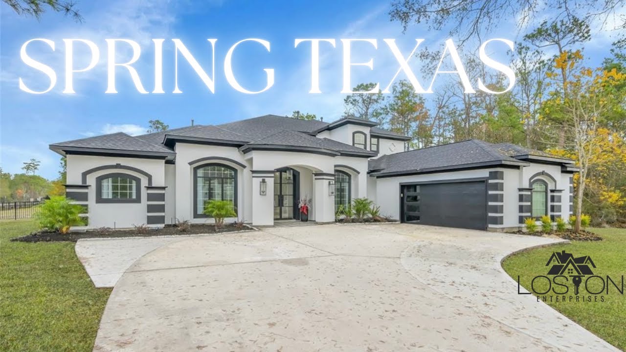Inside a All-New Spring Texas Home Tour - One Acre of Land - Pool - Wine Cellar - Houston Living