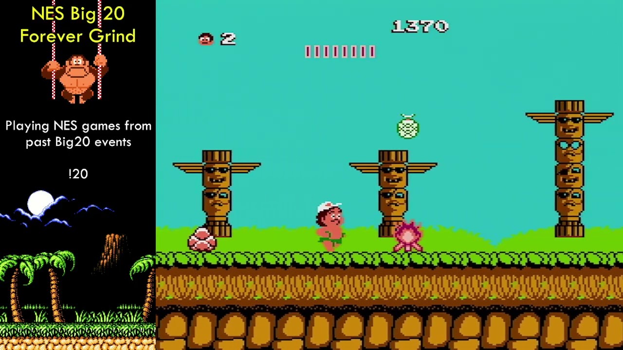 [164] Adventure Island | NES "Big 20" Forever Grind