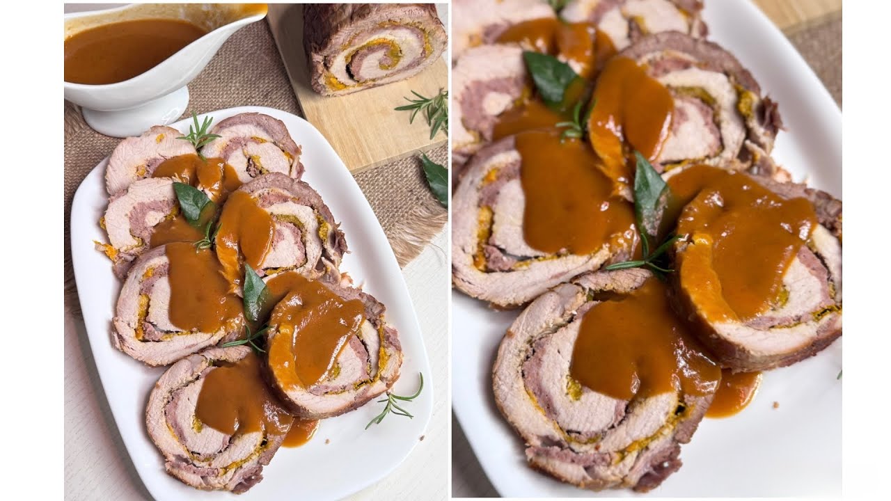 Rollè di tacchino al forno | SECONDO PIATTO DELLE FESTE  RICETTA FACILE