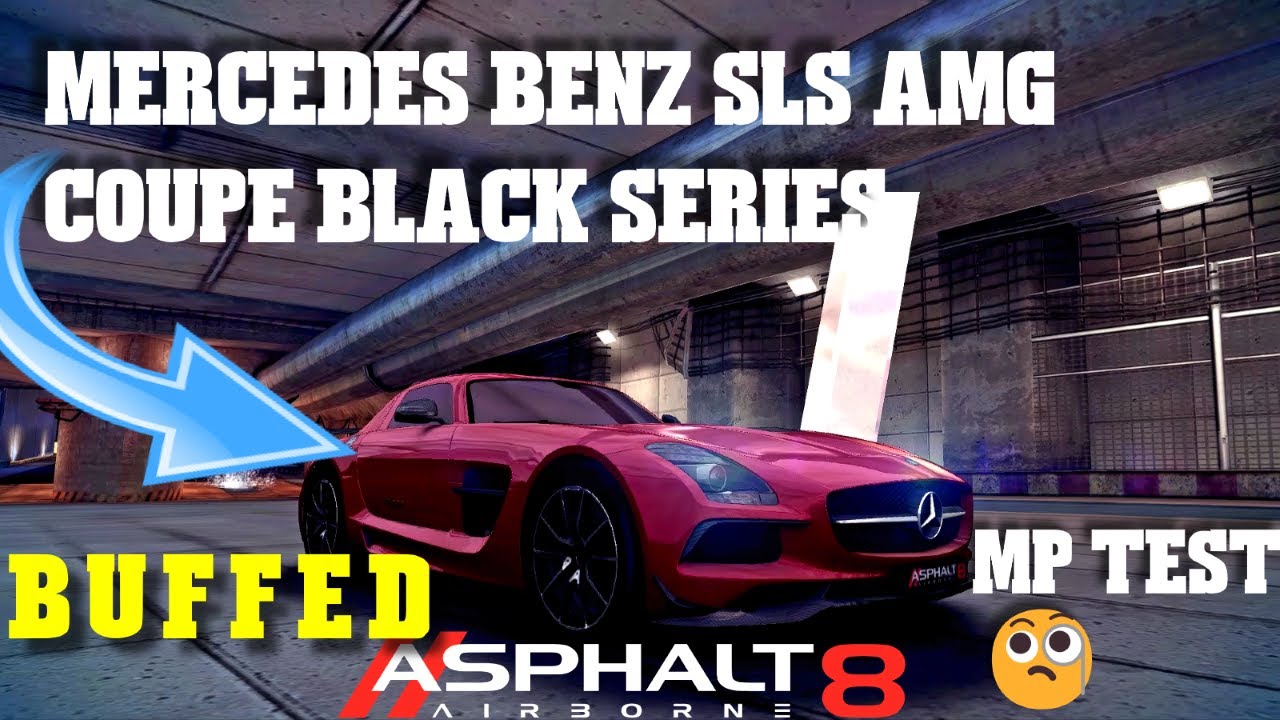 Asphalt 8 Airborne: BUFFED Mercedes Benz SLS AMG Coupe Black Series Multiplayer test after update 63