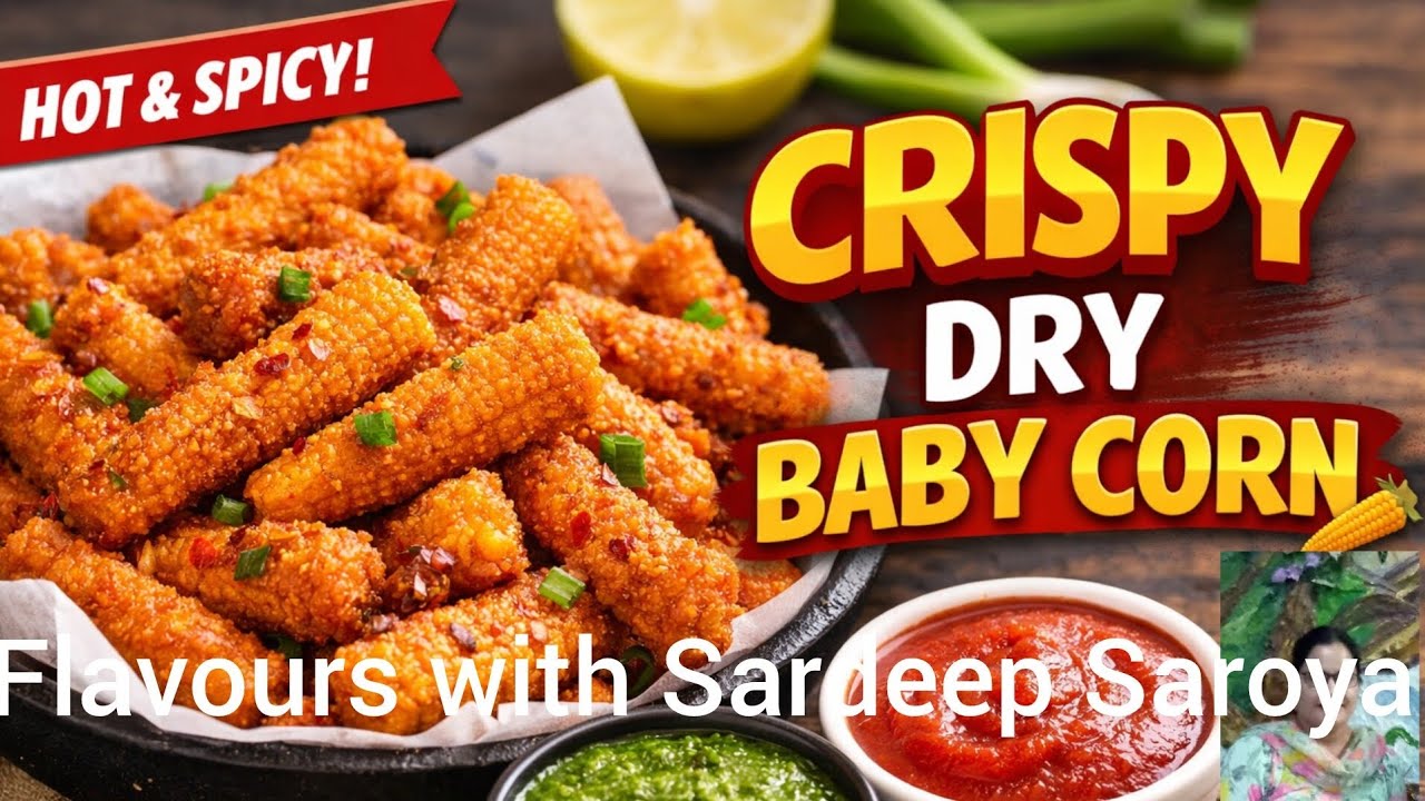 Crispy Baby Corn🌽 😋Delicious with in 10 minutes 