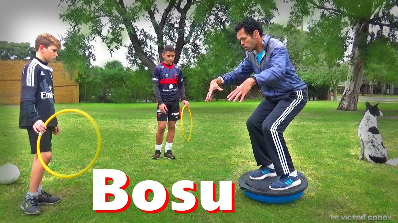 Ejercicios con BOSU Para Futbol
