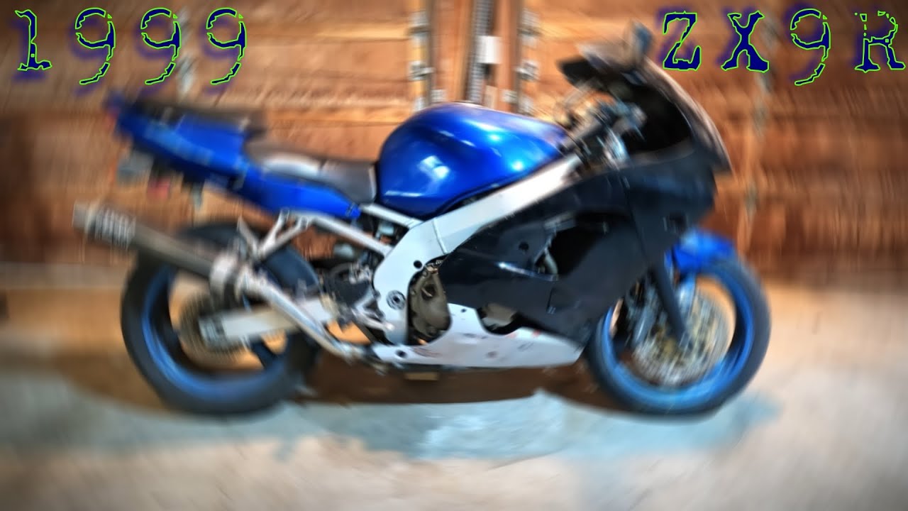 1999 ZX9R Disassembly Part1.  Front fairings/cowlings removal.