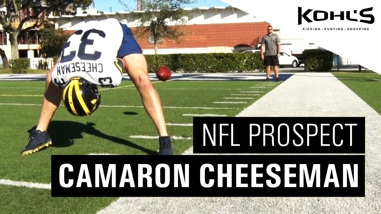 Camaron Cheeseman // NFL Draft Eligible Long Snapper // Kohl's Snapping Camps