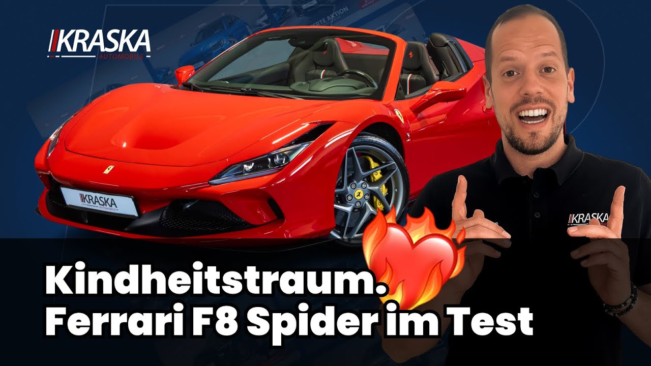 Ferrari F8 Spider - Ferrari als Kindheitstraum! Der letzte ECHTE V8?