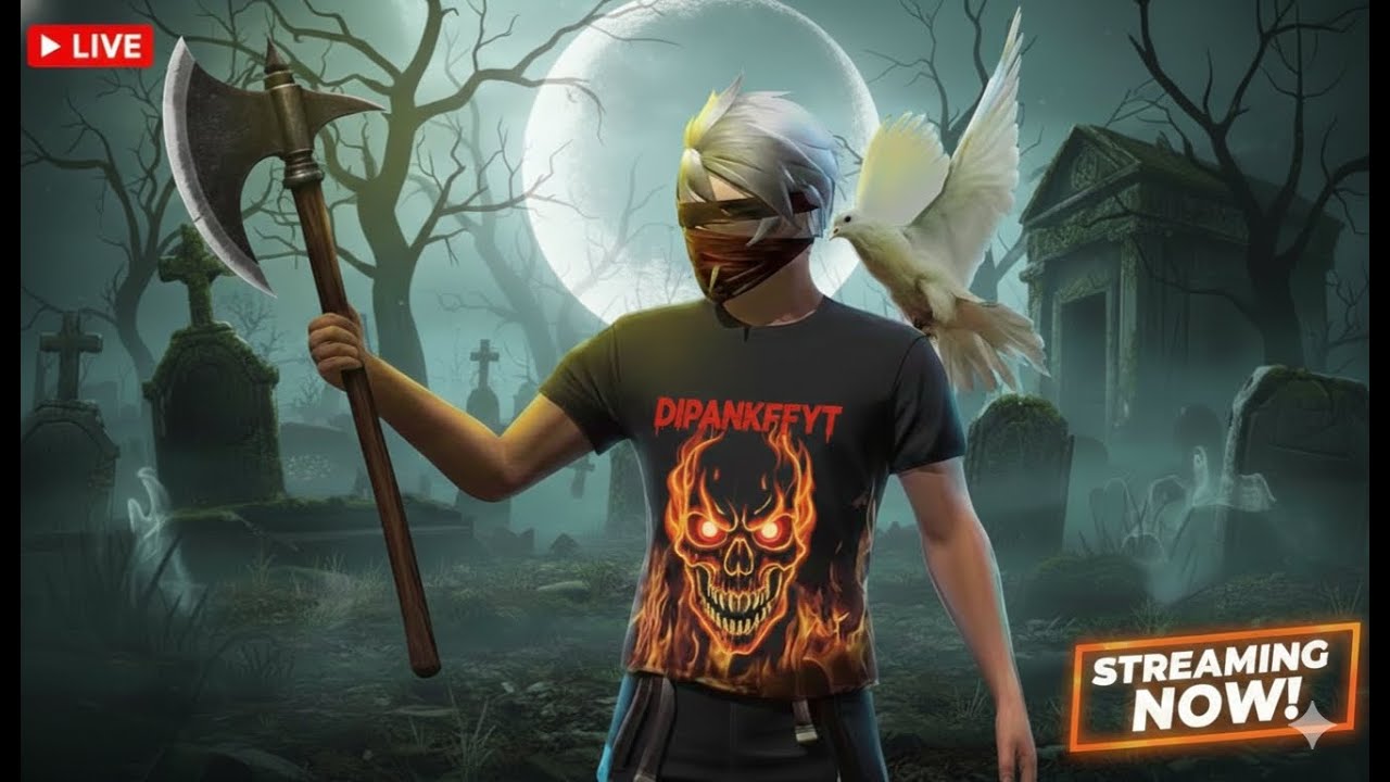 DiPANK IS LIVE 😎 PLAY FF WITH YOU AND UID SEARCH ☺️❓