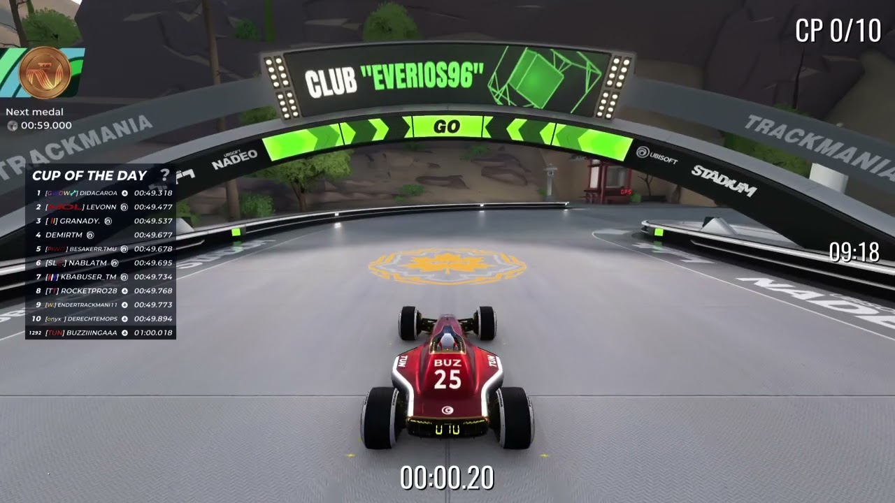Trackmania COTD - HAPPY RANKED