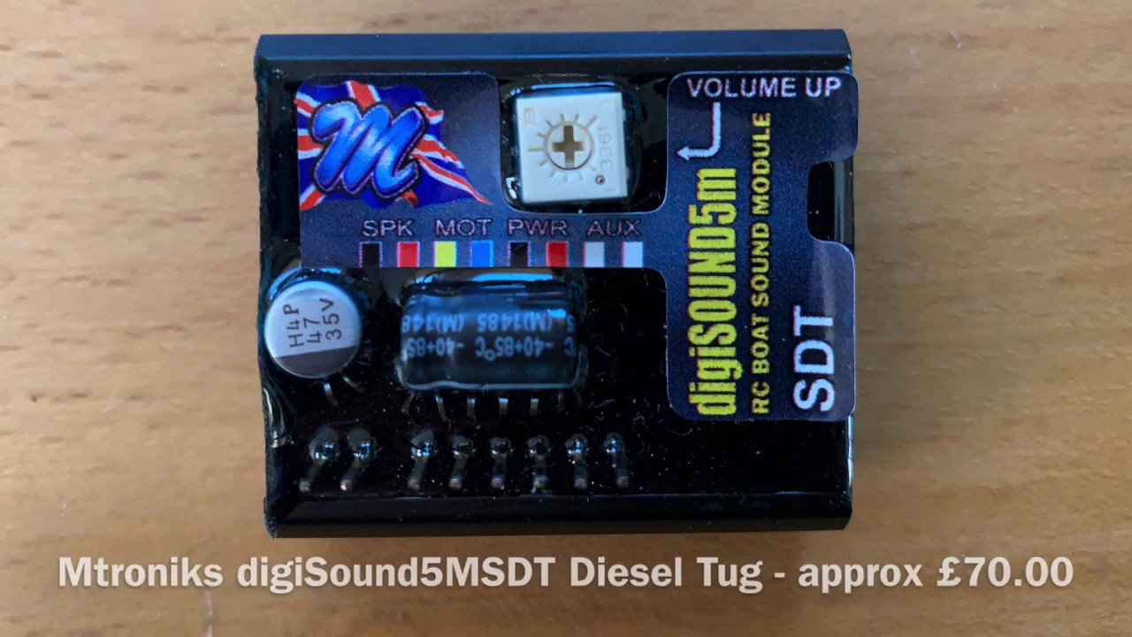 Diesel sound card comparison using a Loco Remote Maxi Sound - www.locoremote.co.uk