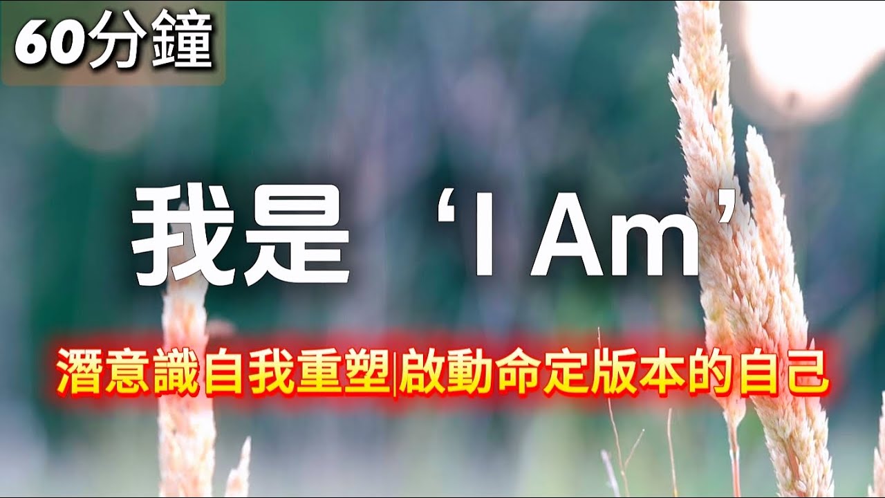2026 入睡聆聽｜1 小時「我是」肯定語｜與高我對齊，啟動命定版本的自己
