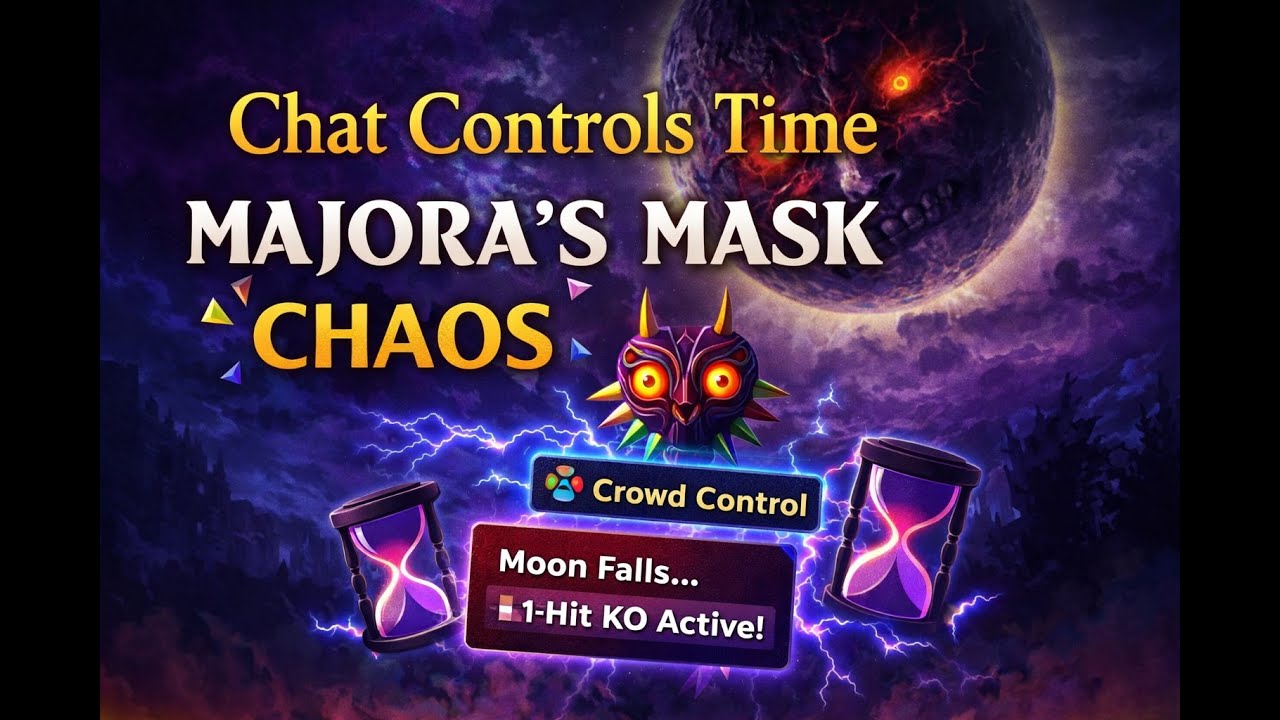 Can I beat Zelda: Majora’s Mask while BOTH CHATS Sabotage me? [Crowd Control]