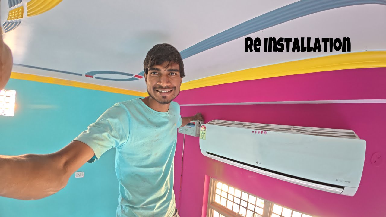 VLOG 26 || LG AC Re Installation in Vidhapuri, Supaul || Ehsan Shaikh