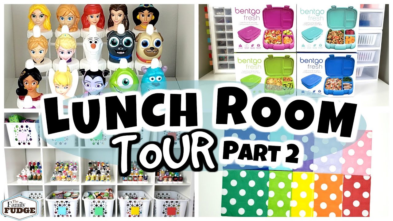 Lunch Room Tour | A CRAZY Amount Of Food Picks. Good2Grow Toppers. Napkins.   (Pt. 2)