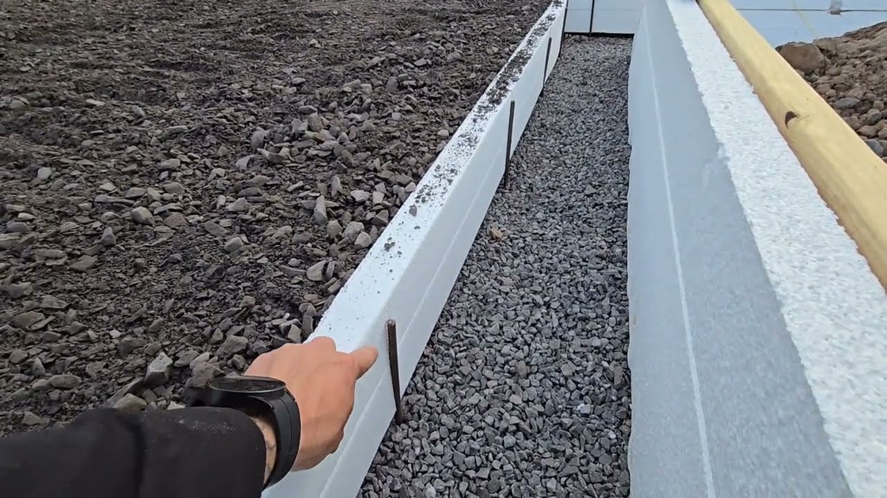 Frost Protected Shallow Footers And Foundation On A New Construction Home
