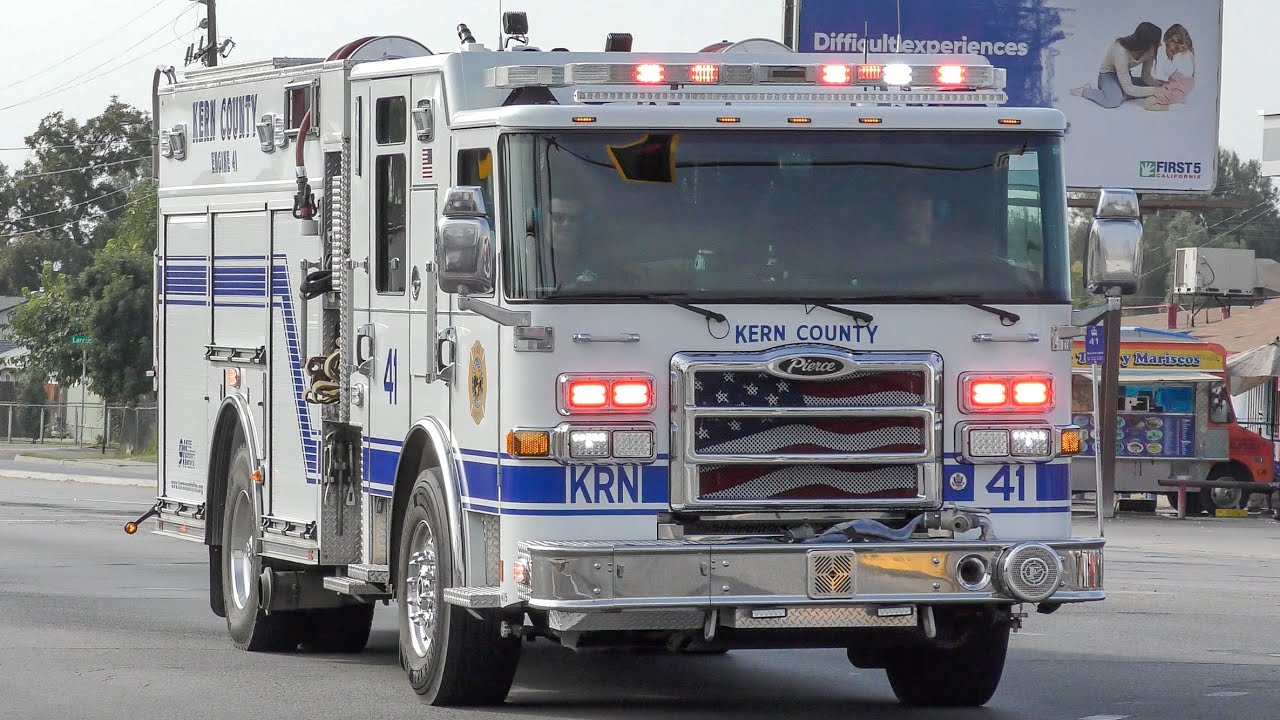 Kern County Fire Dept. Engine 41, Engine 42, & Pro Safety & Rescue Inc.