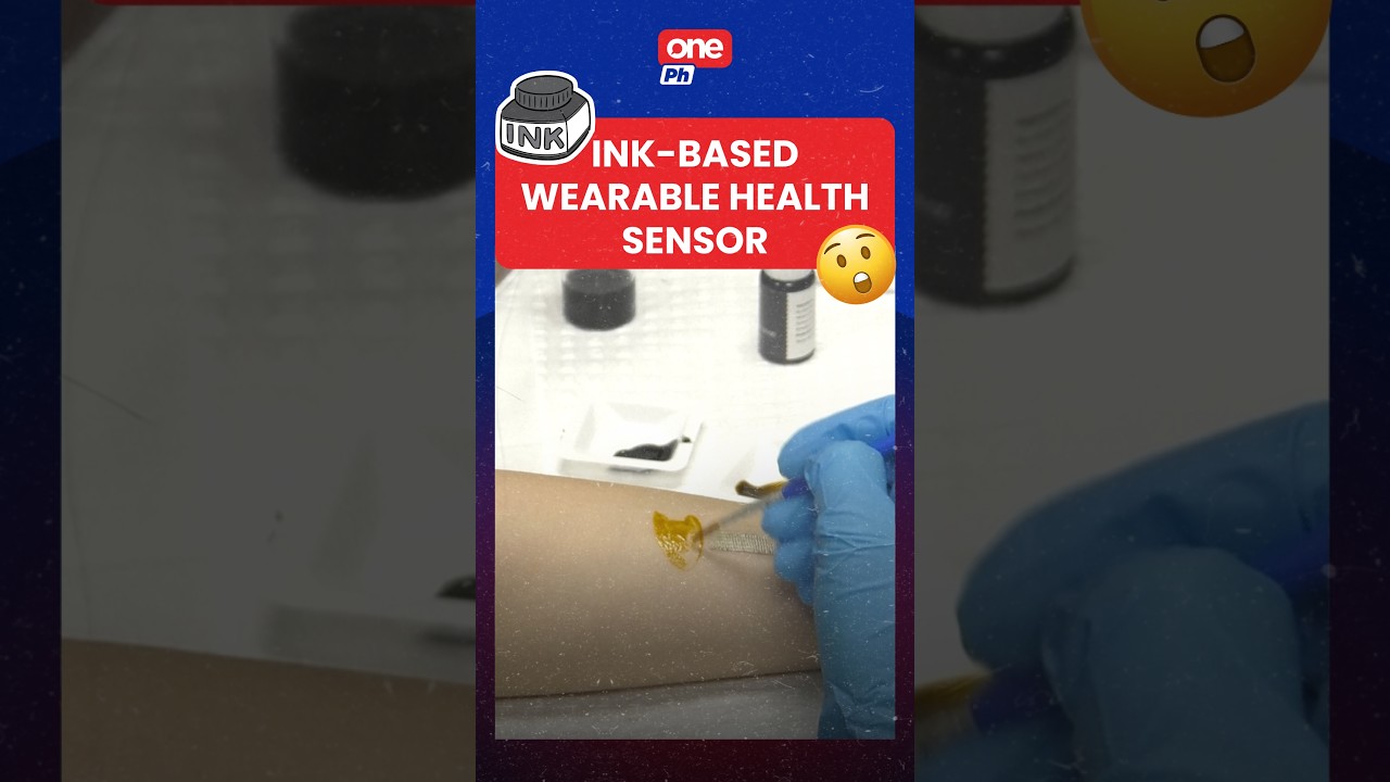 Bagong wearable medical sensor, ipinipinta sa balat? | One PH Shorts