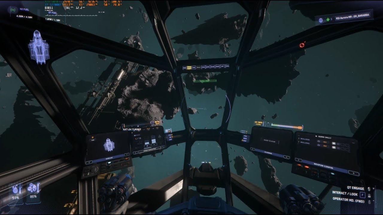 Star Citizen 4.2.1 - i7 12700Kf - RTX 5070 - 1440p