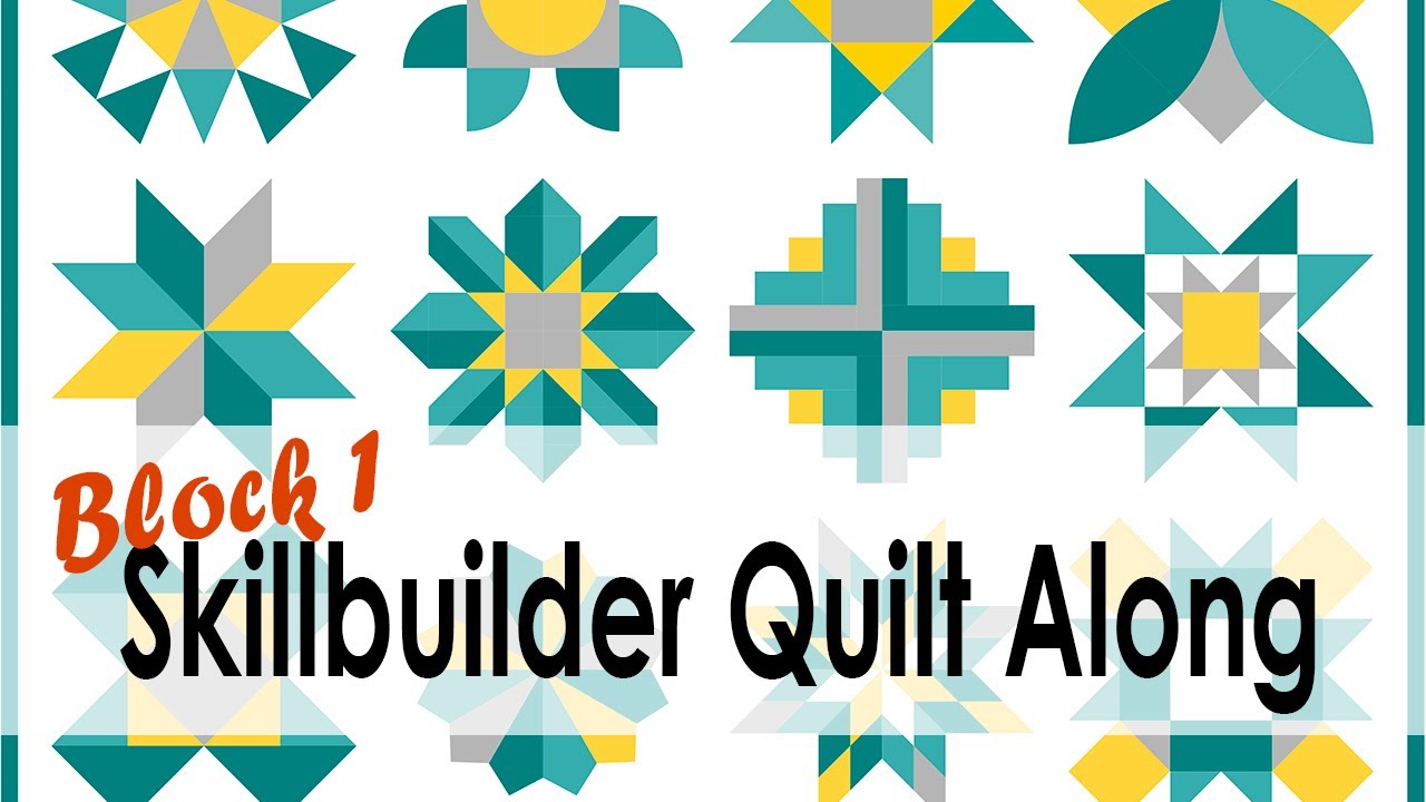 Online Quilting Bee Skill Builder 2020 Block 1 with On Williams Street