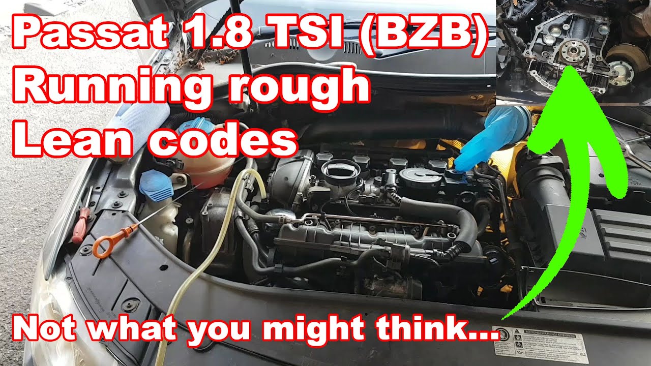 VW Passat running lean, P0171... Fault finding and repair.