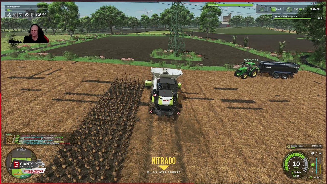 Woensdag vermaak mit Bassie #farmingsimulator25 #Giantspartner #nitrado