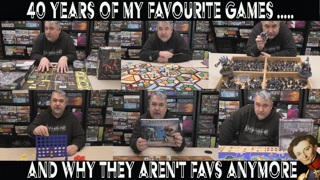 All my favorite board games - 40 years of board game reviews