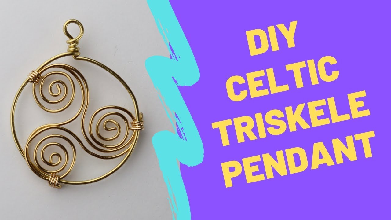 DIY Celtic Triskele Spiral Pendant Tutorial