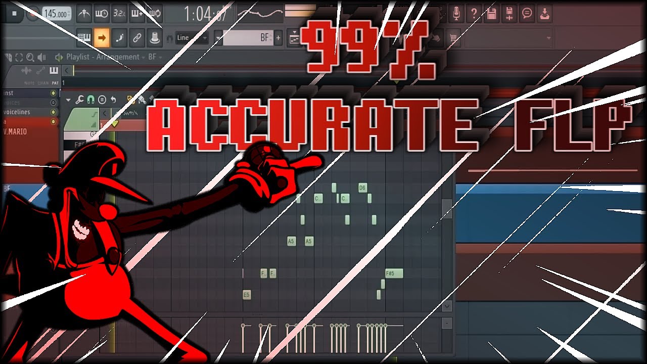 MARIO'S MADNESS V2 - PARANOIA FLP RECREATION [99.20% ACCURATE] + midi