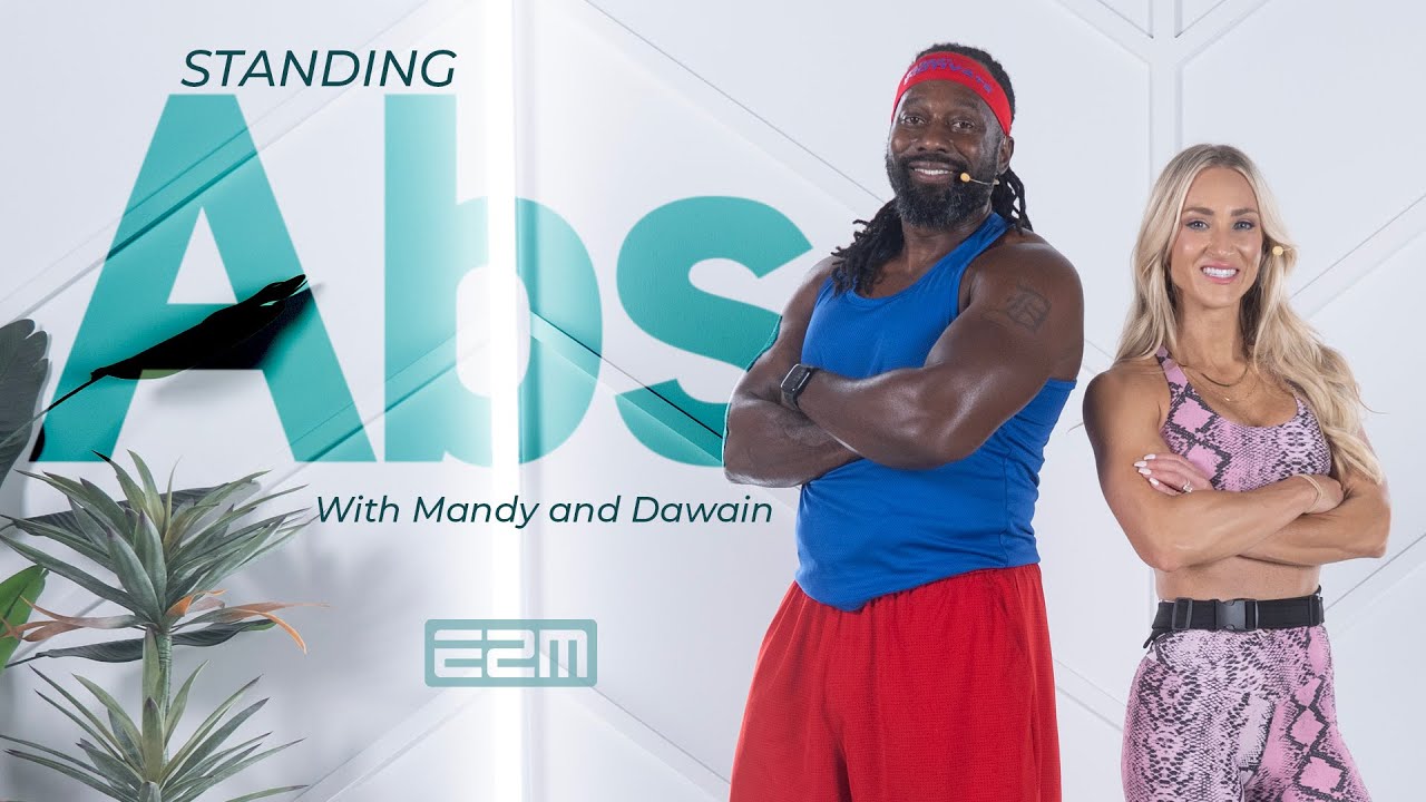 Standing Abs Routine — 10 Min Core Sculpt with Coach Mandy & Dawain