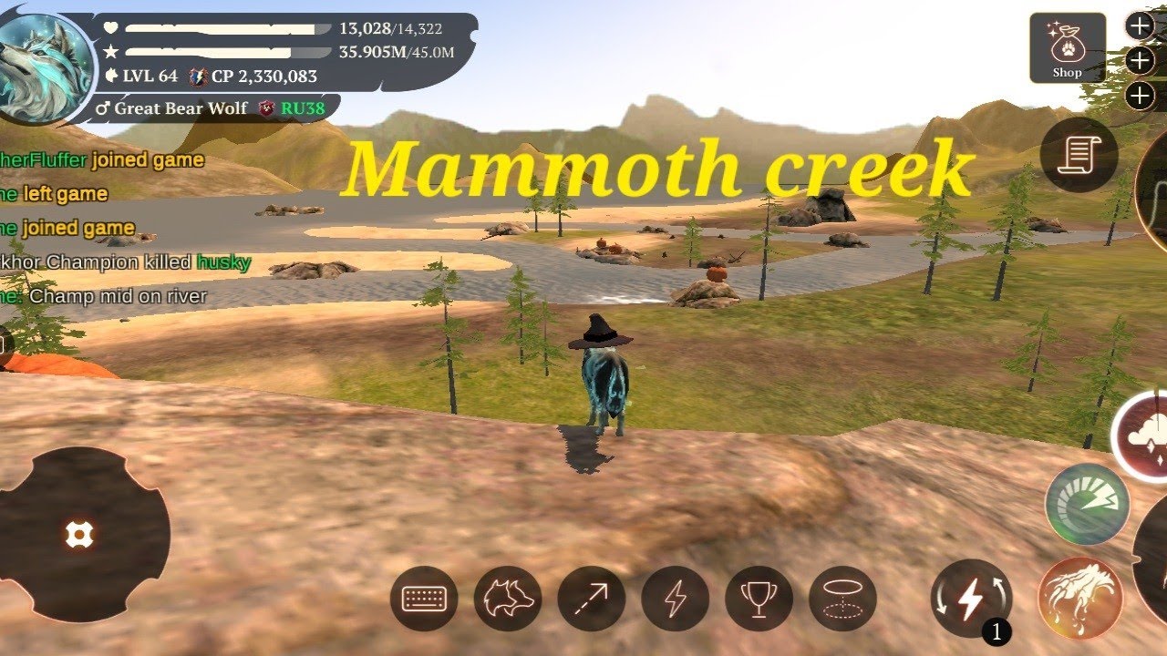 The Wolf- Mammoth Creek COOP 5 gameplay. Exploring map and animals.