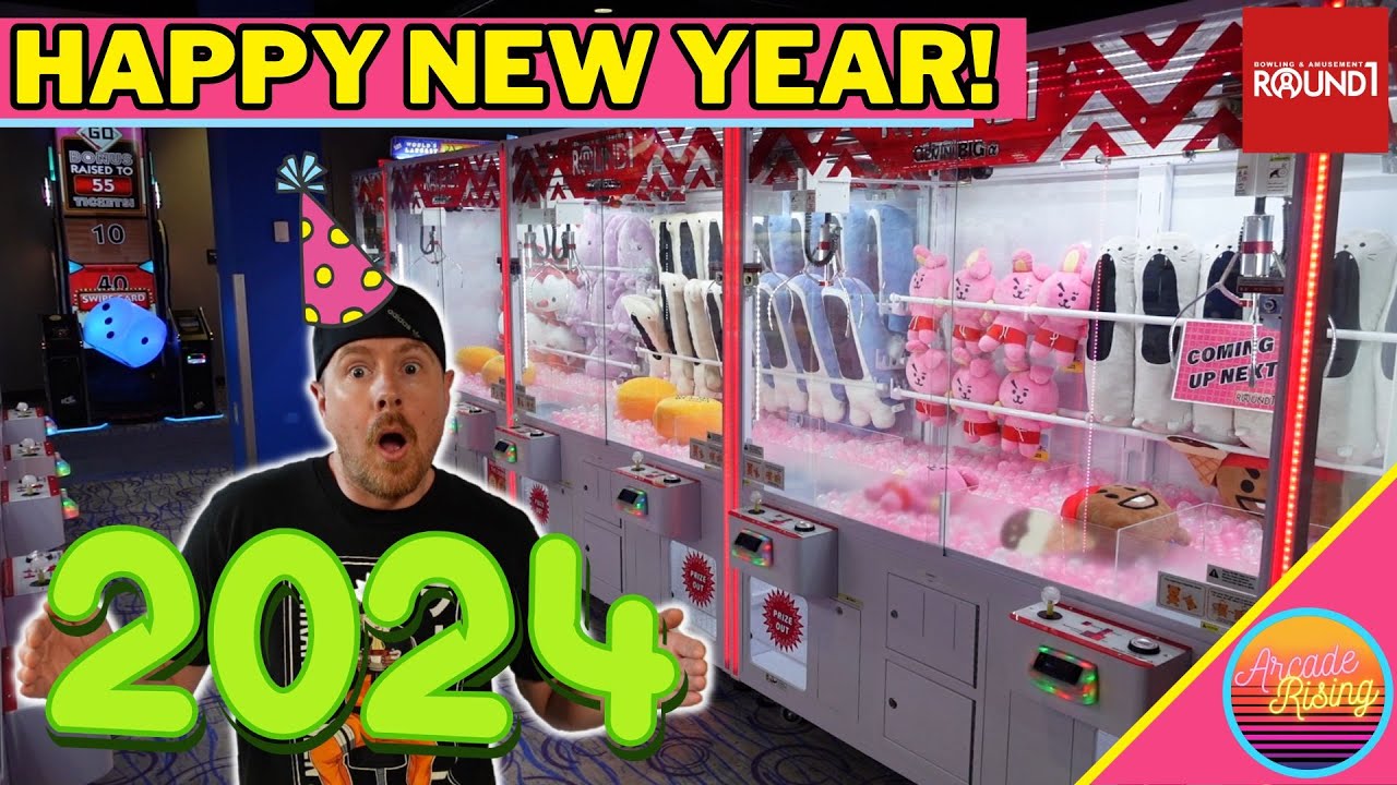New Year Means NEW PRIZES! Claw Machines at Round 1