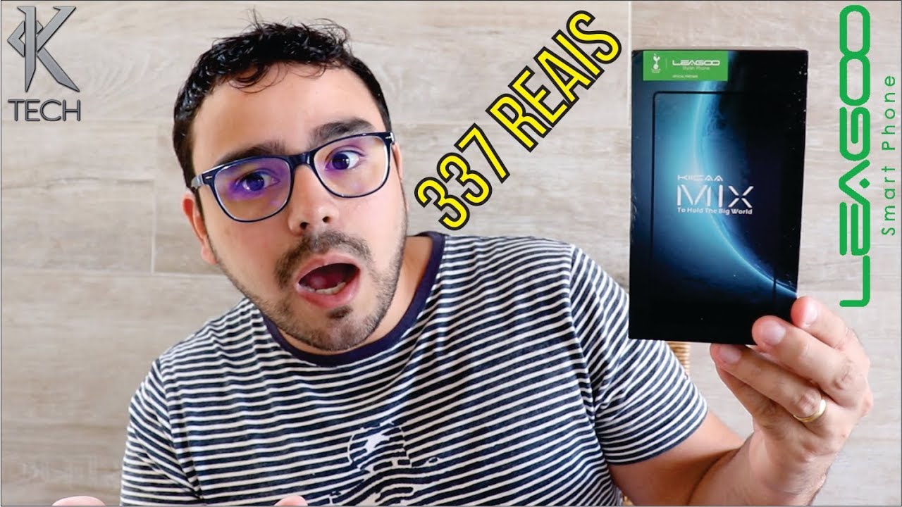 SEM BORDAS E MUITO BARATO - UNBOXING LEAGOO KIICAA MIX