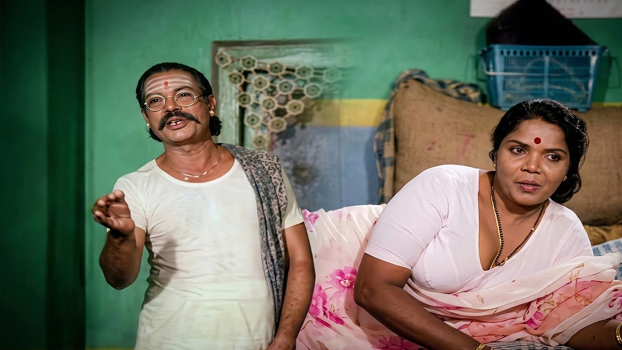 ಹೆಂಡತಿಯ ಜೊತೆ ಮಲಗಲು ಹೆದರಿಕೊಂಡ ಗಂಡ 😳 | ಏನಾಯ್ತು ಗೊತ್ತಾ? 😅 | Kannada Comedy Scene