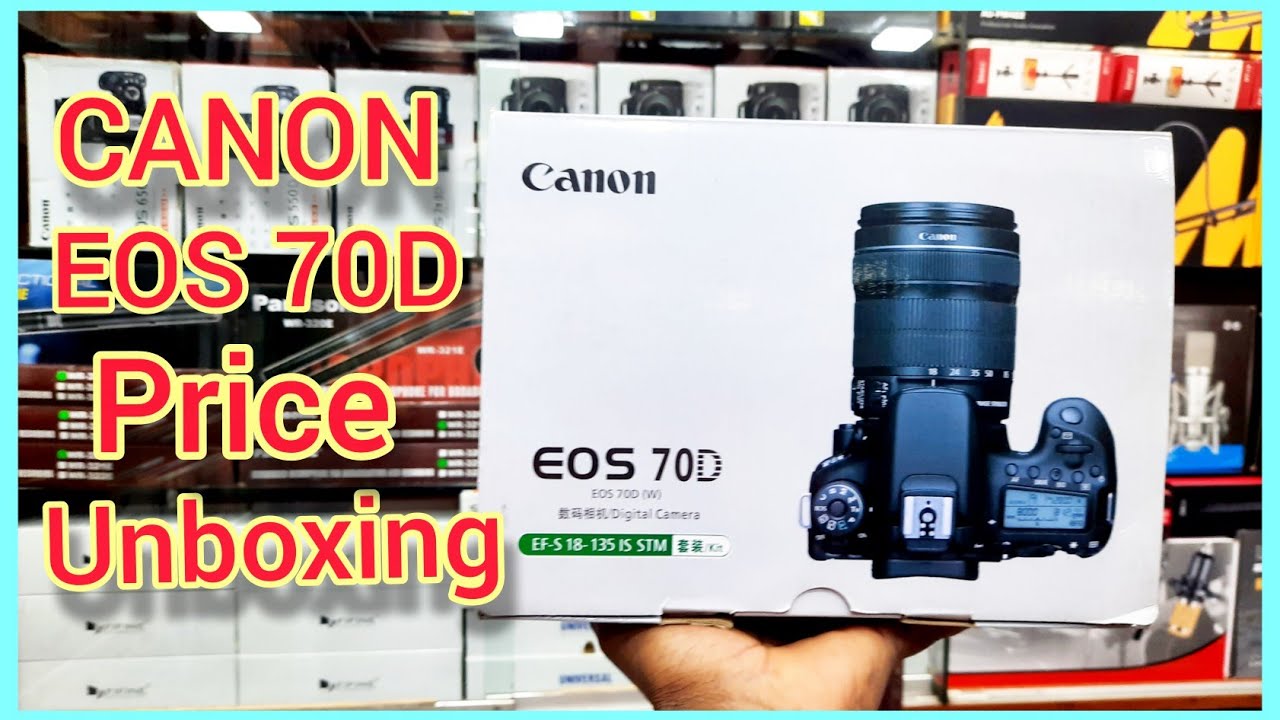 Canon Eos 70D Camera Price & Unboxing.