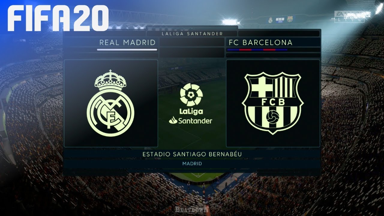 FIFA 20 - Real Madrid vs. FC Barcelona @ Estadio Santiago Bernab&eacute;u
