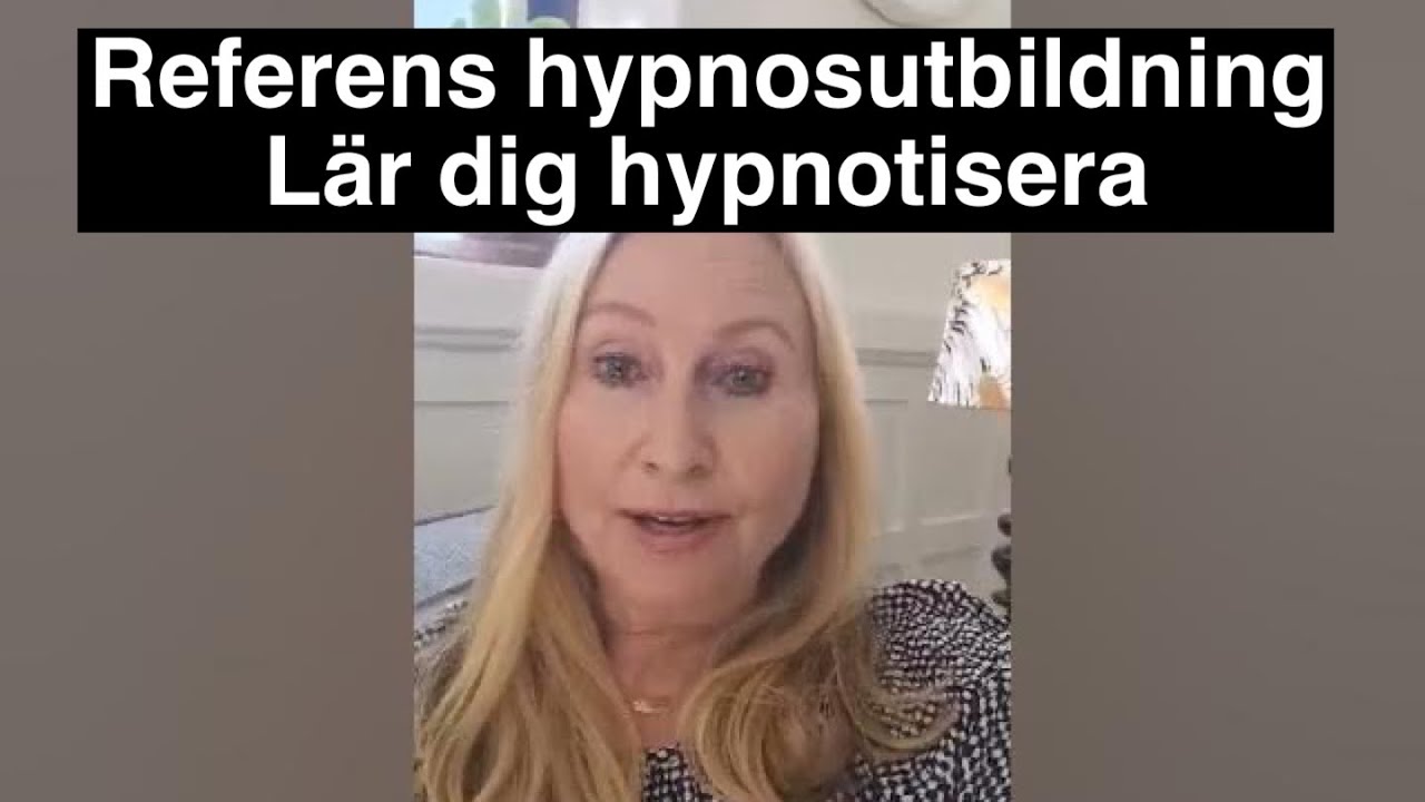 Referens hypnosutbildning grundkurs L&auml;r dig hypnotisera - L&auml;r dig i GBG eller STHLM Hypnoskurs
