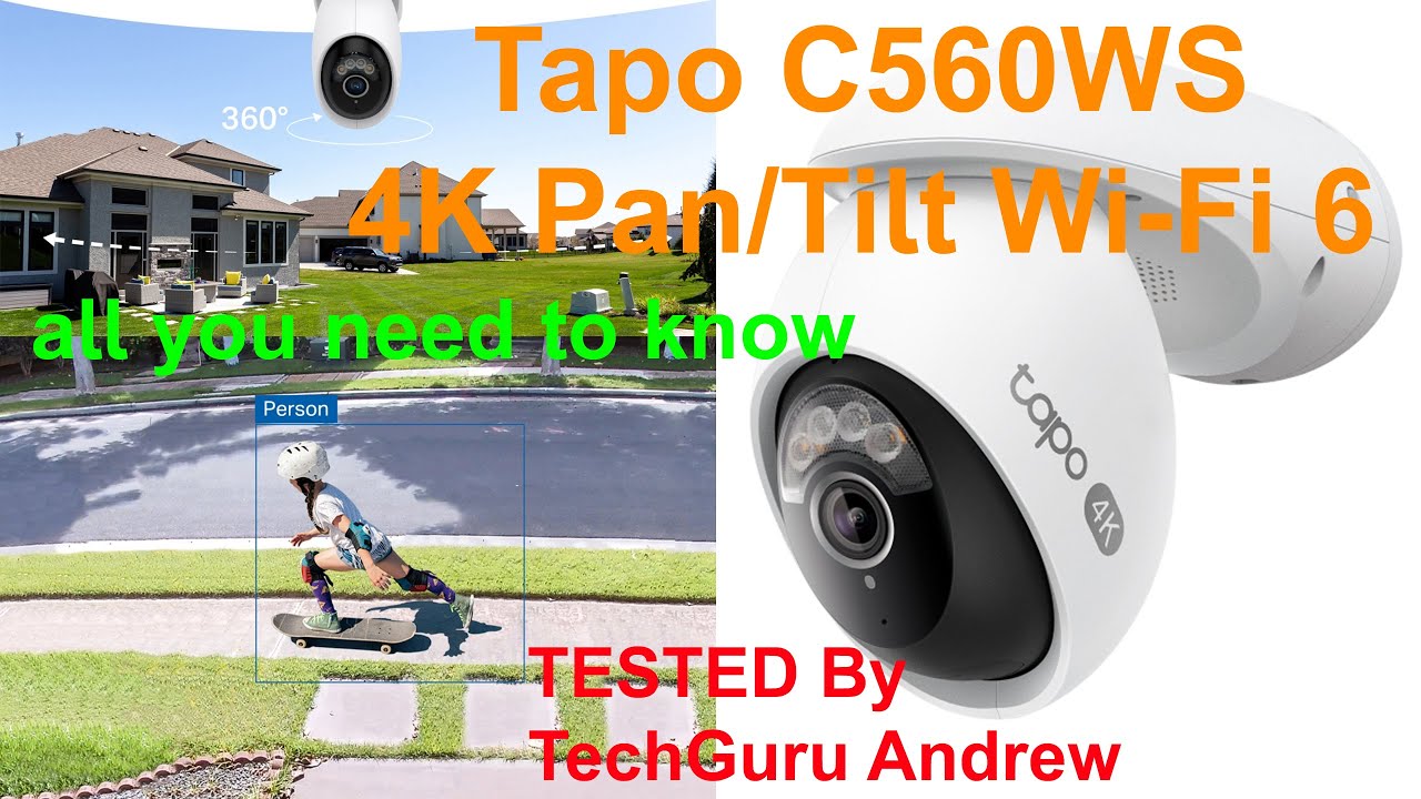 Tp-link Tapo C560WS 4K Pan/Tilt Wi-Fi Security Camera