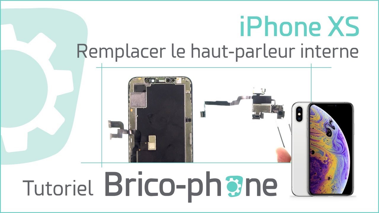 Tutoriel iPhone XS : remplacer le module haut-parleur interne (écouteur - capteurs - micro)