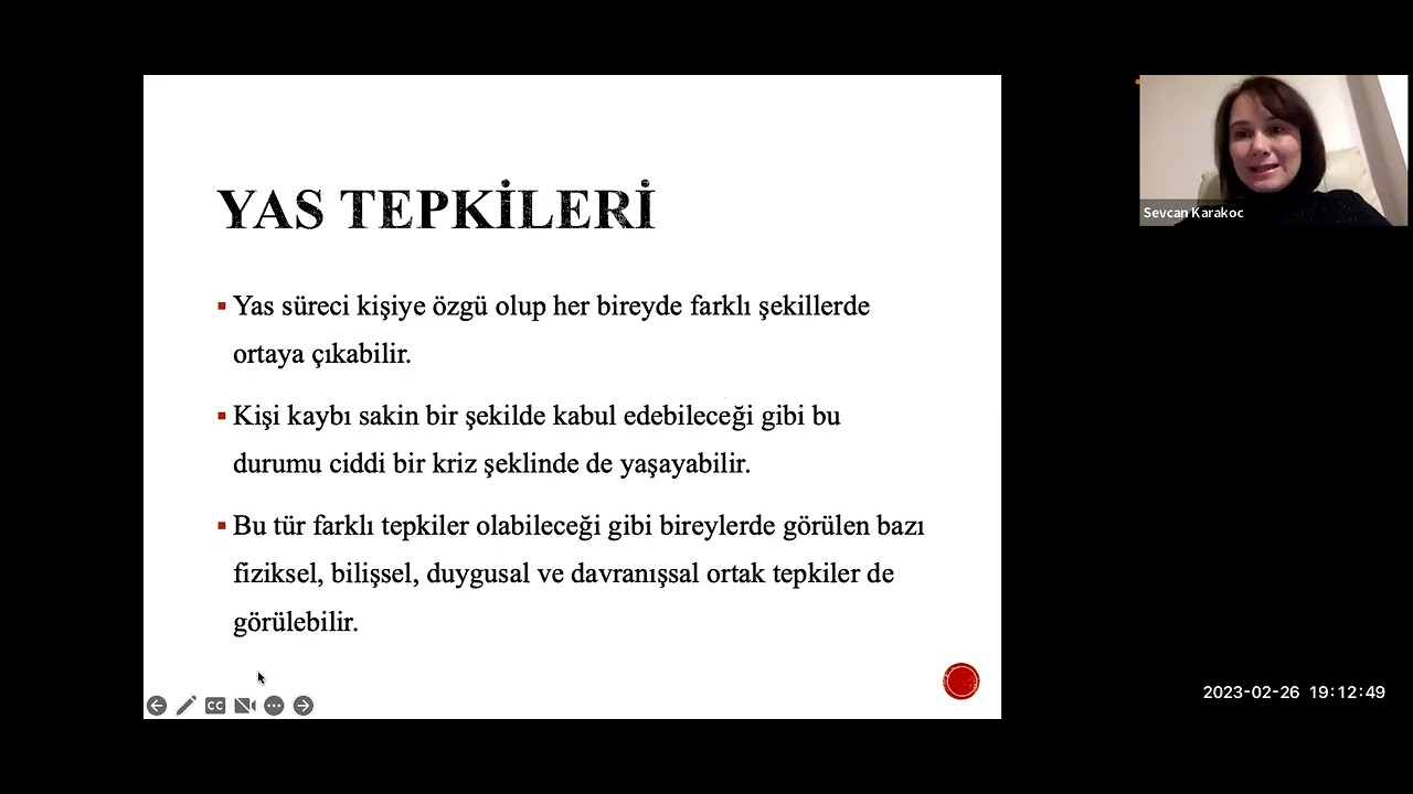 Çocuk ve Gençlerde Kayıp, Yas Sürecine Yaklaşım