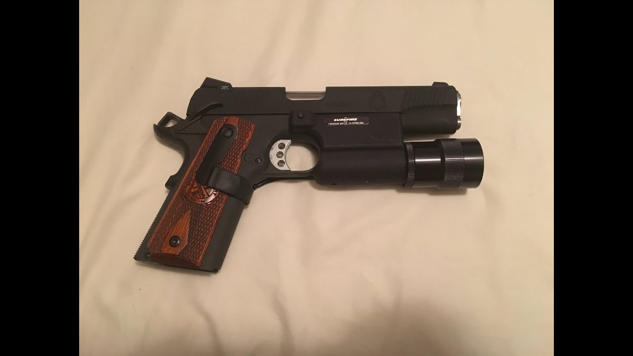 Surefire 310R unboxing review vs  VFC V1911 310R clone