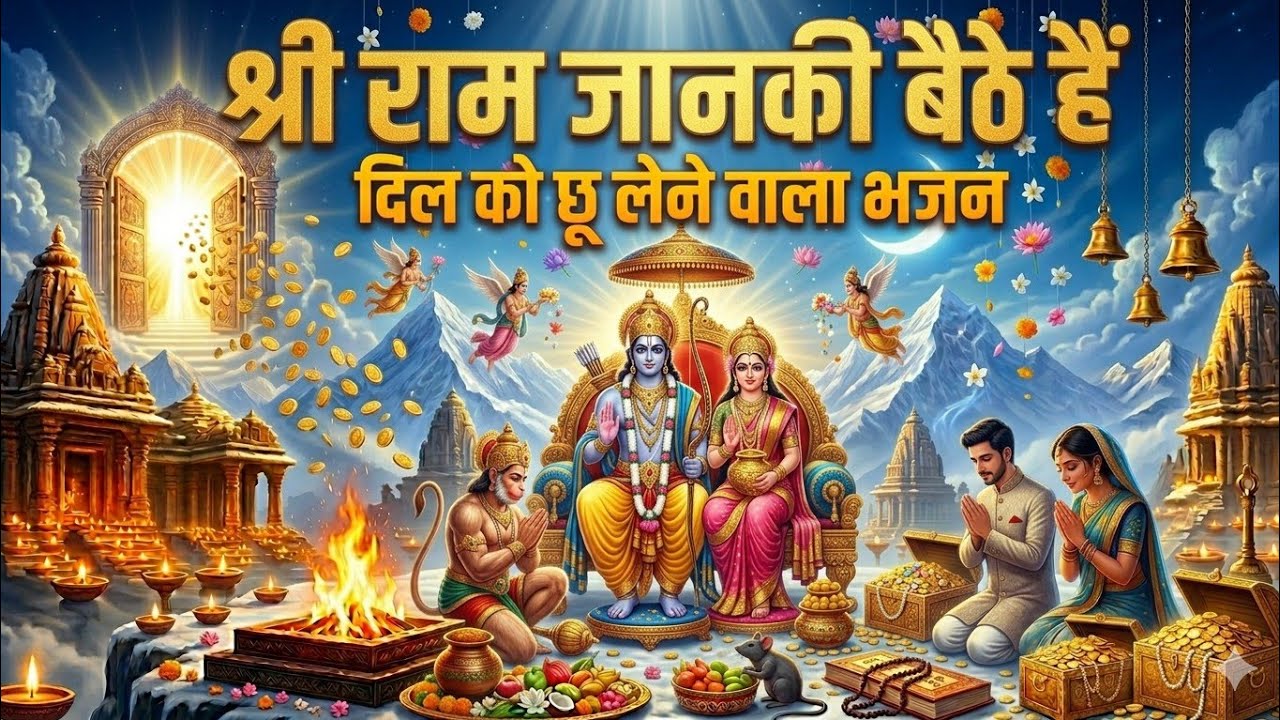 श्री राम जानकी बैठे हैं मेरे सीने में भजन। श्री राम भजन।