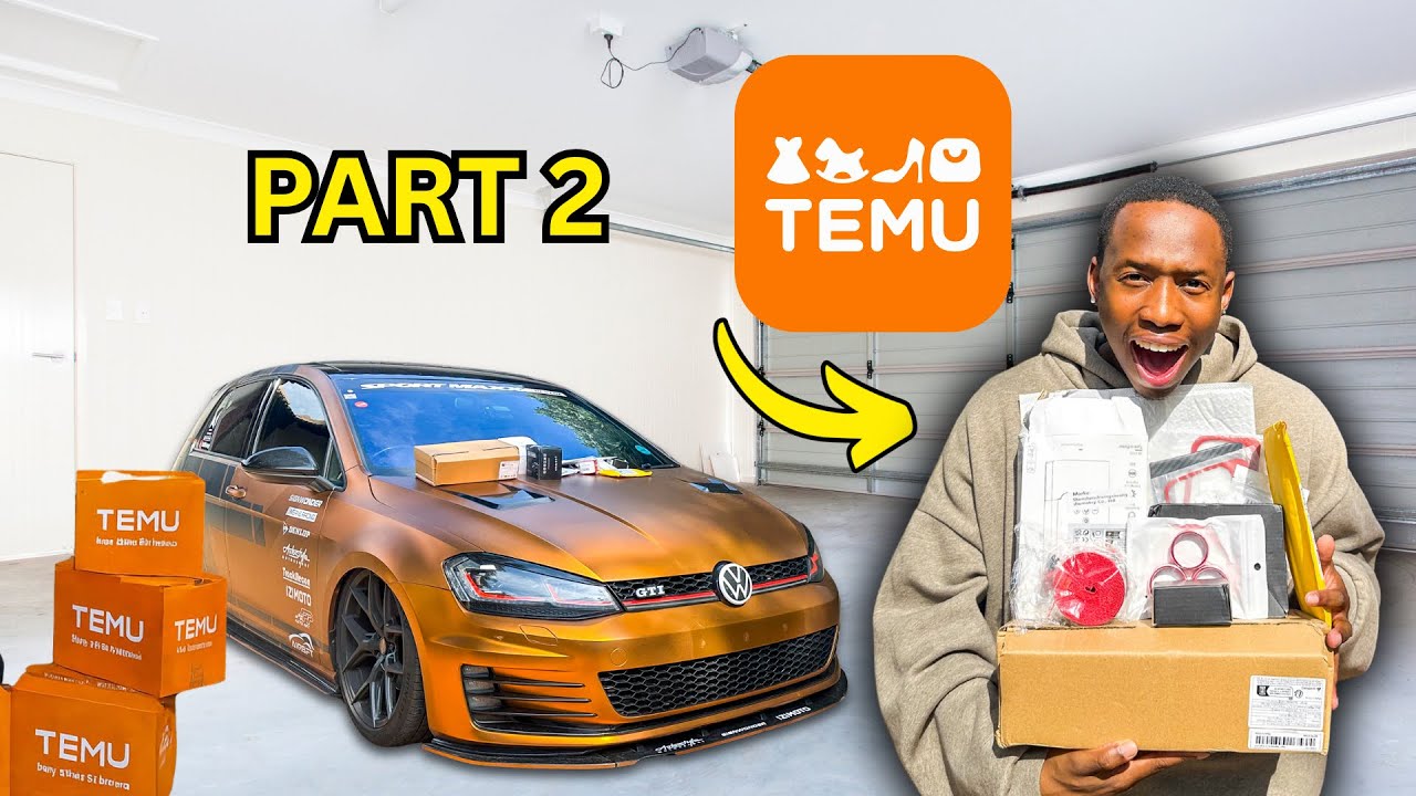МОДИФИЦИРОВАНИЕ МОЕГО GOLF 7 GTI С ПОМОЩЬЮ АВТОЗАПЧАСТЕЙ TEMU | ЧАСТЬ 2