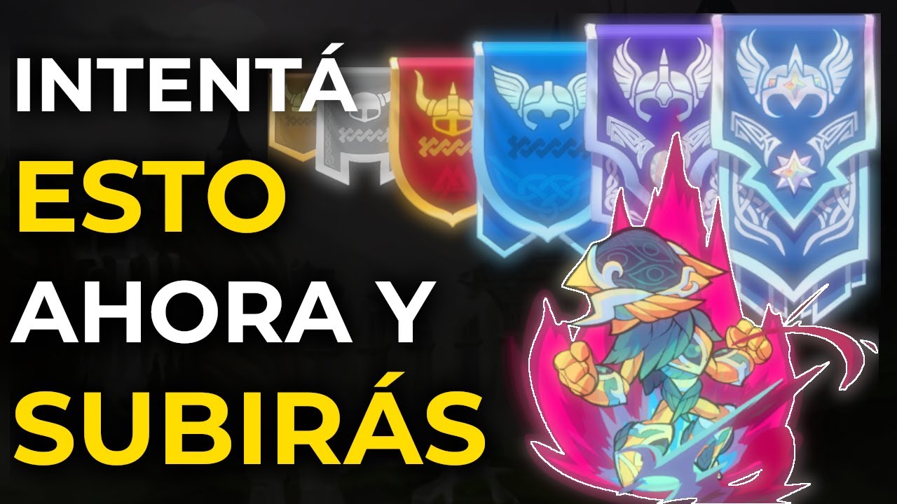 PRUEBA ESTO Y SUBIRÁS EN RANKED, TIPS Y CONSEJOS PARA CADA DIVISIÓN
