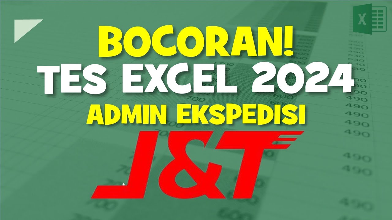 Cara Kerja Admin Ekspedisi JNT Dalam Mengolah Data Excel