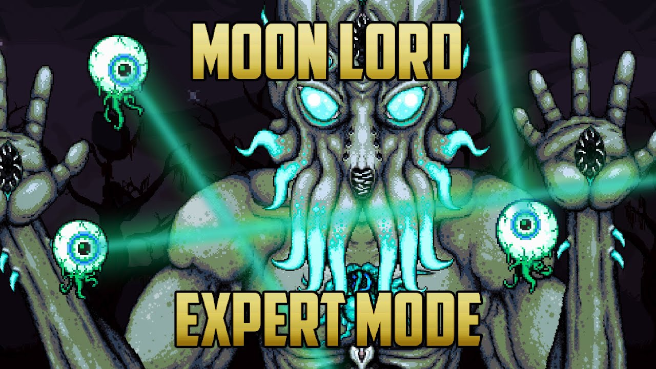 Terraria - Moon Lord Boss Expert Mode Guide with Melee