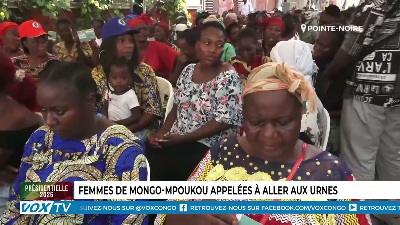 Femmes de Mongo Mpoukou appelées à aller aux urnes