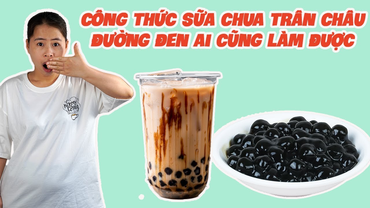 Công Thức Sữa Chua Trân Châu Đường Đen Ai Cũng Làm Được | HÀ COOKING