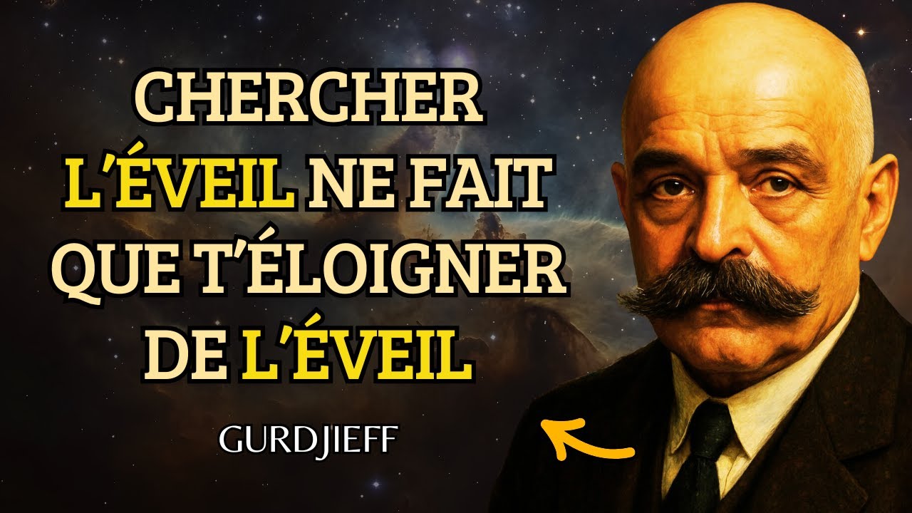 Plus tu cherches à t’ÉVEILLER spirituellement, plus tu t’éloignes de l’ÉVEIL réel | Gurdjieff
