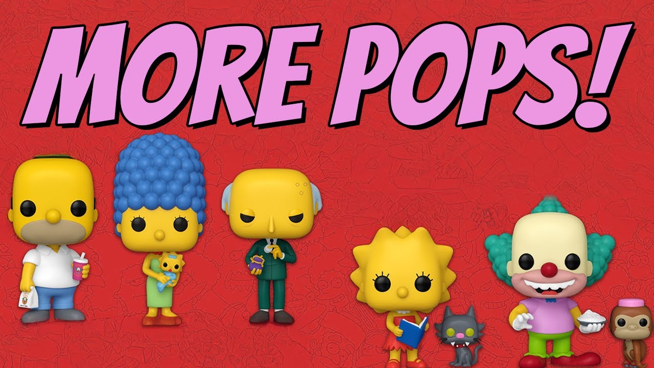 NEW Simpsons Exclusive FUNKO POPS and more!