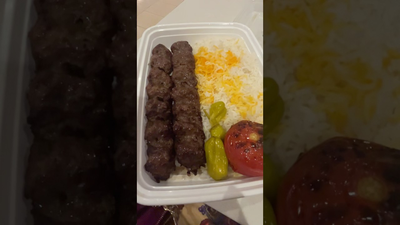 Get authentic #persianfood    Portions are huge  #persian #lunch #vancouver #foodvideo