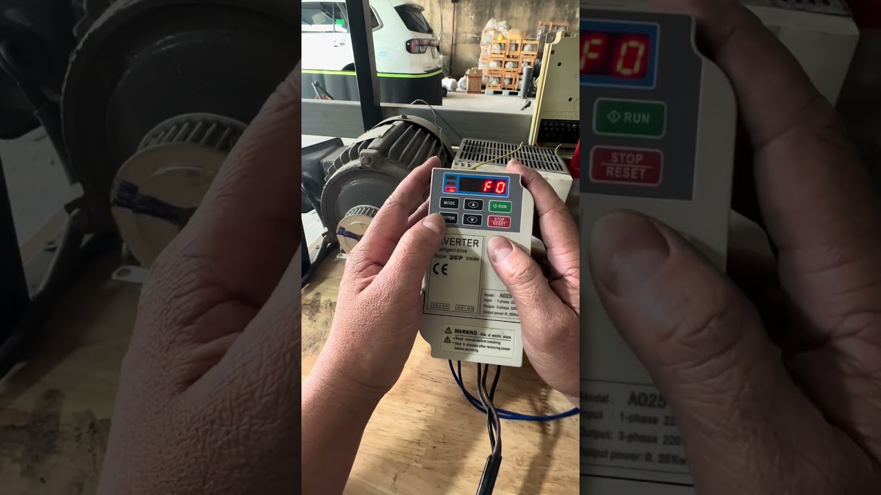 Cài đặt cơ bản biến tần jscc #bientan1phara3pa #bientan #tudonghoa #diencongnghiep #aptomat #cnc 